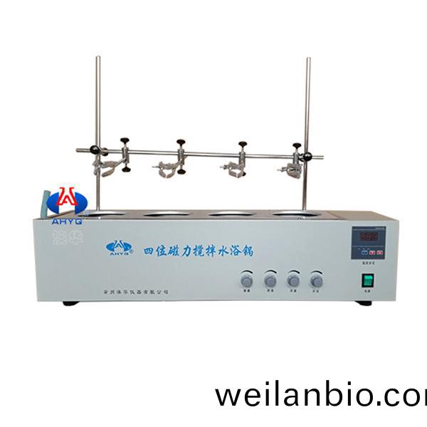 HJ-A4-D單列四位磁(ci)力攪拌數(shu)顯(xian)恆溫(wen)水浴(yu)鍋(guo)