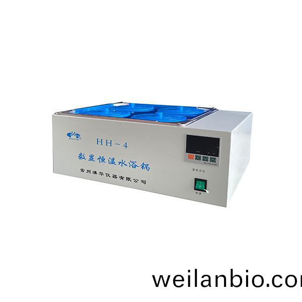 HH-4數(shu)顯(xian)恆溫水(shui)浴雙(shuang)列